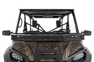 Rear View Mirror - Rough Country - Aluminum - Black